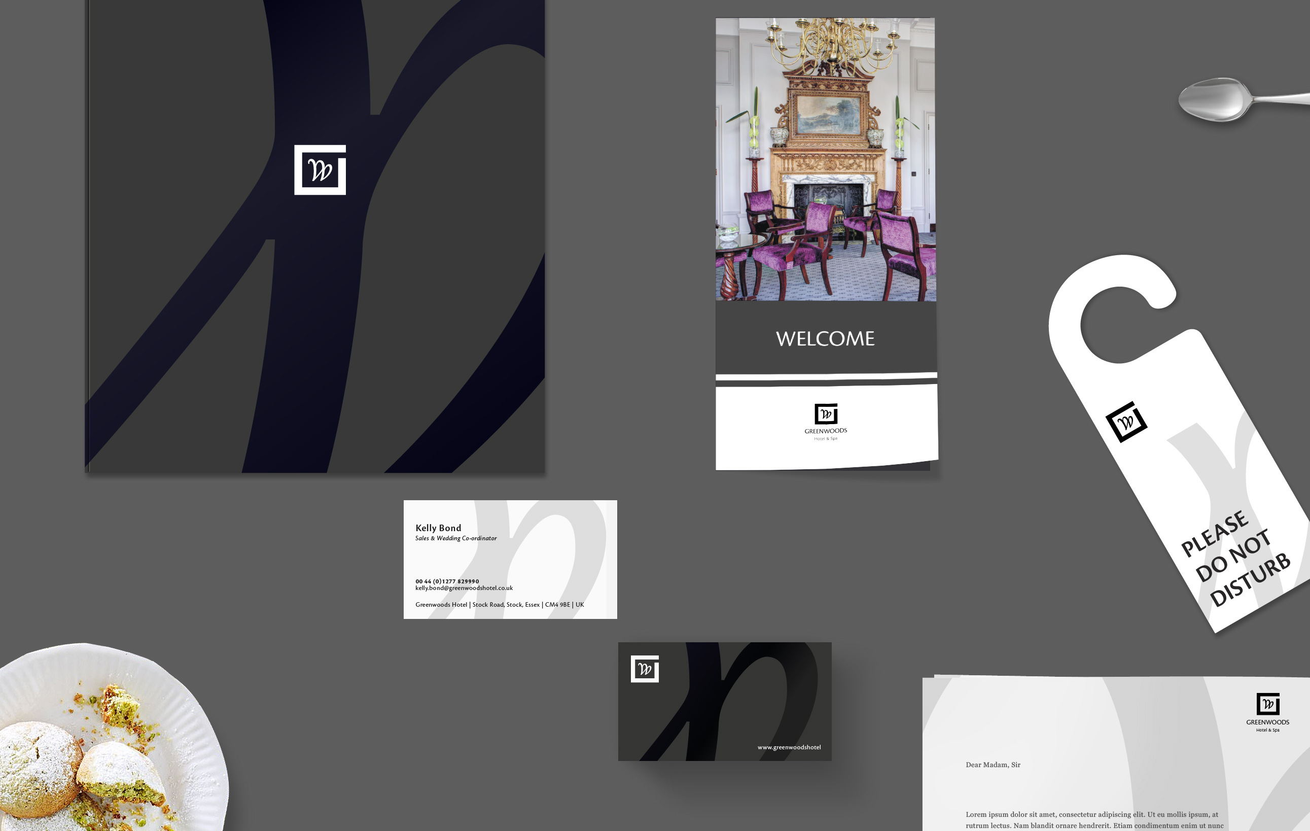 GW hotel identity design