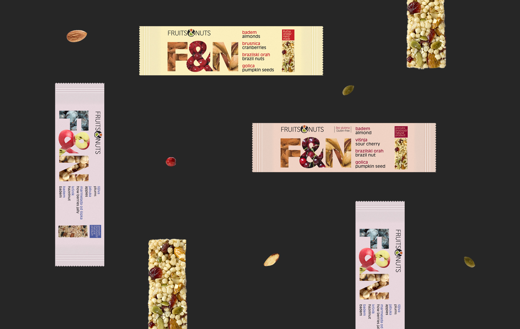 Fruits and Nuts design