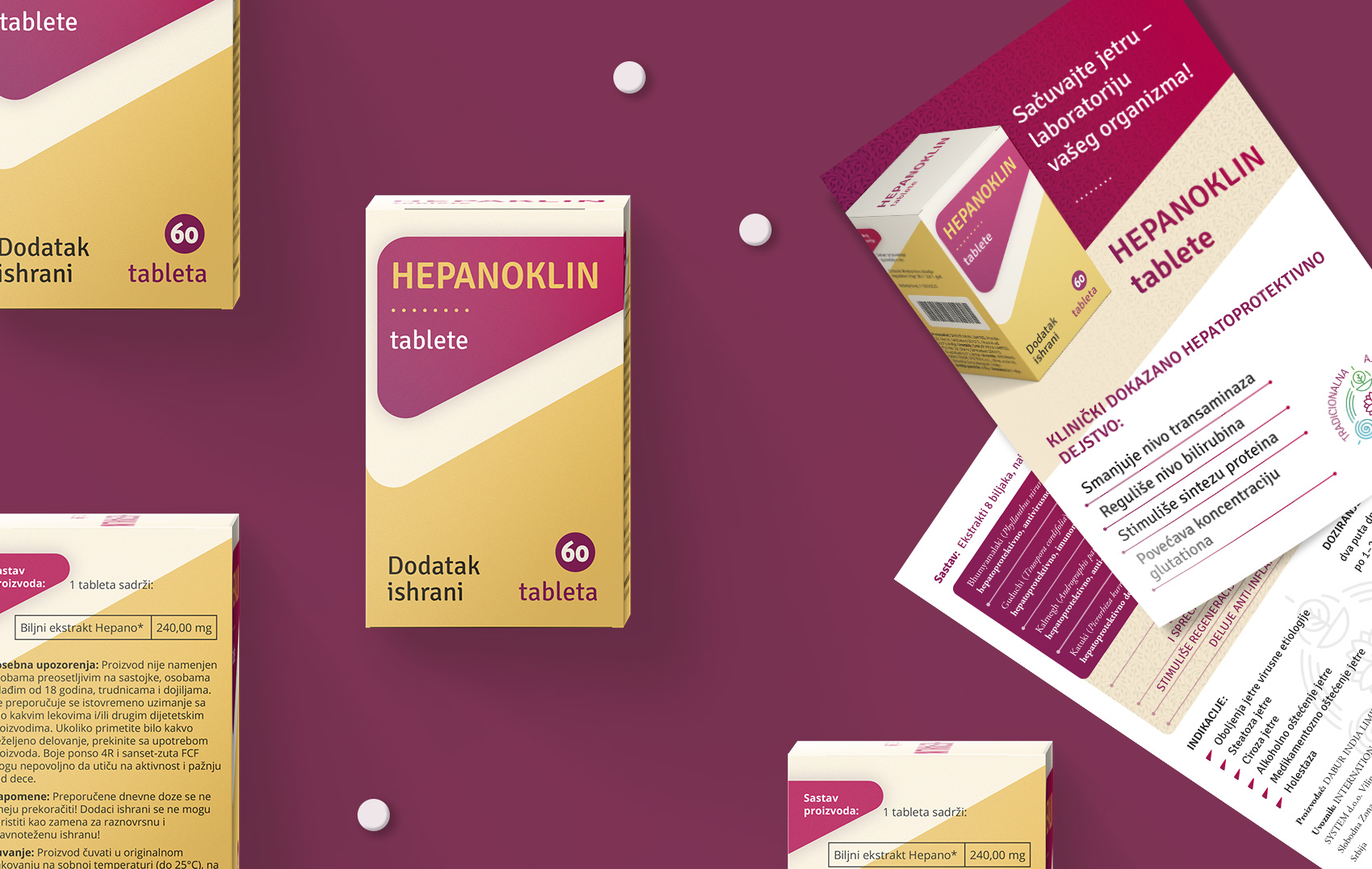 Hepanoklin box design